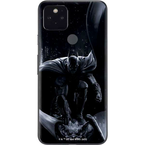 DC Comics Arkham Origins Batman In action pose Google Pixel 5 Skin